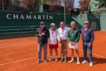 El CT de La Salut1092 encadena su sexto ttulo masculino +75 ante el CT Chamartn