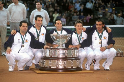 El equipo campen de 2000 ser homenajeado en la Copa Davis de Marbella en el 25 Aniversario del primer ttulo espaol