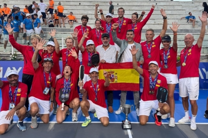 Espaa se corona en el Campeonato de Europa de Pickleball en Roma