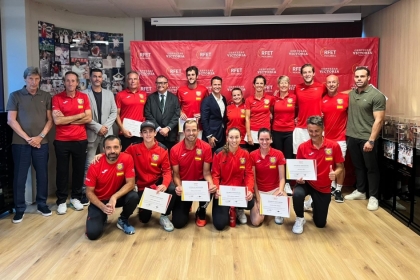 La RFET homenajea a los ganadores del European Pickleball Championships de Roma