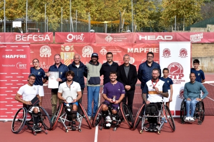 Martín de la Puente extiende su hegemonía en el Máster Nacional de Tenis en Silla