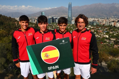 La Seleccin Espaola MAPFRE de Tenis cadete disputa la Copa Davis Jnior en Chile