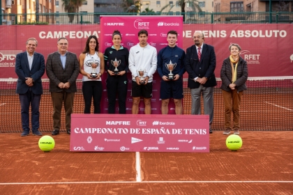 Luc�a Cortez e I�aki Montes se proclaman Campeones de Espa�a de Tenis Absoluto en Valencia