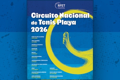 El Circuito Nacional de Tenis Playa 2026 arrancar� en abril con 14 pruebas