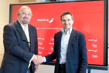 La RFET e Iberia renuevan su acuerdo de patrocinio y l�nea a�rea oficial de las selecciones espa�olas de tenis