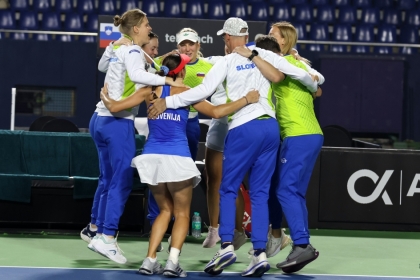 Eslovenia confirma su equipo de gala en la Billie Jean King Cup contra Espa�a