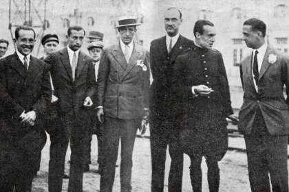 Se cumplen cien a�os de la primera eliminatoria de Copa Davis jugada por Espa�a en casa