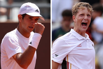 Rafael J�dar y Mart�n Landaluce ilusionan con sendos cuartos de final en el ATP Masters 1000 de Roma