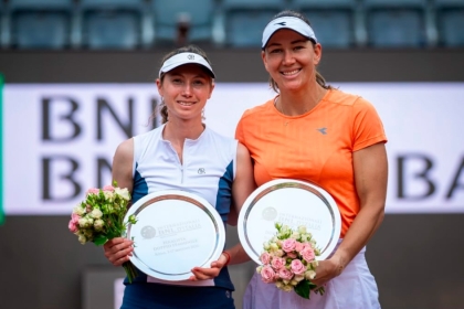 Cristina Bucsa, finalista de dobles en el WTA 1000 de Roma