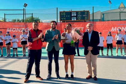 El ITF de Monzón gradúa a la joven estadounidense Shannon Lam