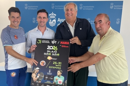 Presentaci�n en Estepona del Circuito RPT - Marca by Wilson Sub16 & Sub18