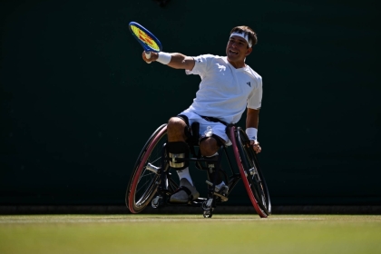 Mart�n de la Puente se queda en las semifinales individuales y dobles de Wimbledon