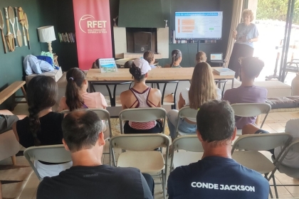 Charlas sobre la lucha contra el dopaje en los Campeonatos de Espa�a de Tenis Sub'16