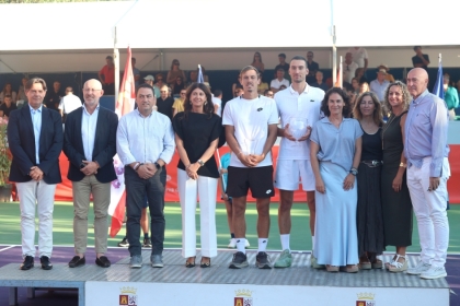 El ATP Challenger de El Espinar celebra su 40º aniversario con triunfo del francés Pavlovic