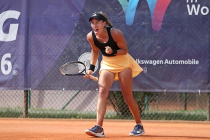Irene Burillo levanta su primer t�tulo W75 en Lepizig