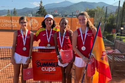 Cuarto puesto para la Selecci�n Espa�ola Iberdrola de Tenis Sub'12 en el Europeo