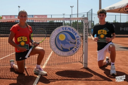 Pablo Jim�nez y Anna Serafimovitch dominan la Antonio Hern�ndez Cup infantil en El Prat de Llobregat