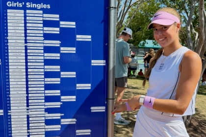 Paola Pi�era logra su primer t�tulo J300 en College Park