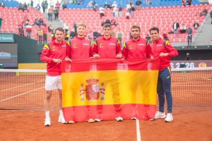 La Selecci�n Espa�ola Generali de Tenis se enfrentar� a Austria en los cuartos de la Final 8 de Copa Davis en Bolonia 