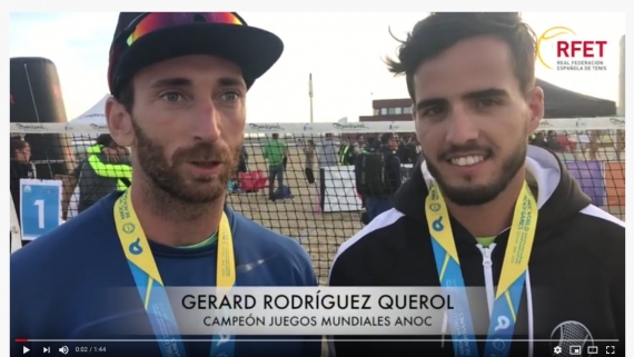 Entrevista a Antomi Ramos y Gerard Rodríguez, campeones de los Juegos Mundiales ANOC 2019