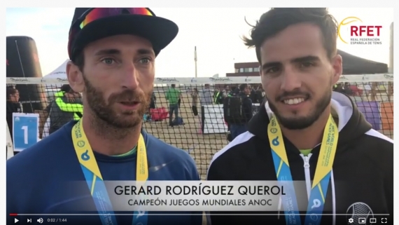 Entrevista a Antomi Ramos y Gerard Rodrguez, campeones de los Juegos Mundiales ANOC 2019