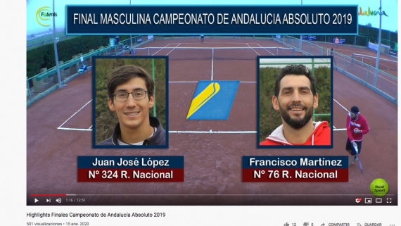 Resumen de las finales del Campeonato de Andaluca Absoluto 2019