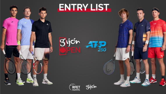El Gijón Open ATP 250 presenta su lista de inscritos