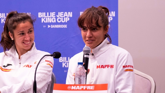 Rueda de prensa Seleccin Espaola MAPFRE de Tenis - Qualifiers Billie Jean King Cup 2023