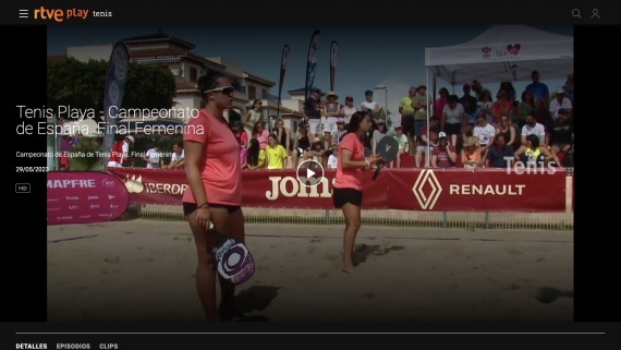 Campeonato de Espaa MAPFRE de Tenis Playa 2023 - Final Femenina