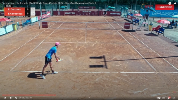 Campeonato de Espaa MAPFRE de Tenis Cadete 2024 - Semifinal Masculina Pista 2