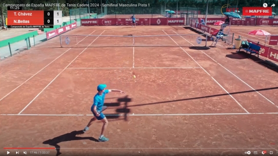 Campeonato de Espaa MAPFRE de Tenis Cadete 2024 - Semifinal Masculina Pista 1