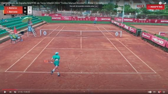 Campeonato de Espaa MAPFRE de Tenis Infantil 2024 - Semifinales Pista 1