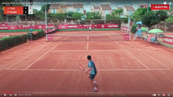 Campeonato de Espaa MAPFRE de Tenis Infantil 2024 - Semifinales Pista 2