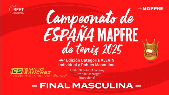 Campeonato de Espaa Iberdrola de Tenis Cadete 2025 - Final Masculina