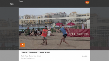 Especial Tenis Playa en Teledeporte ITF Beach Tennis Gran Canaria 2020
