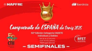 EN DIRECTO | Campeonato de Espaa de Tenis Cadete 2025 - Semifinales Pista 1