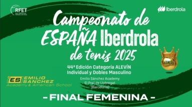 Campeonato de Espaa de Tenis Alevn 2025 - Final Femenina